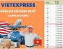 Bảng giá gửi hàng đi Mỹ tại TP.HCM của VietExpress